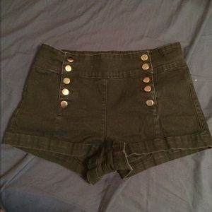 High waisted shorts