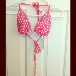 Vineyard Vines Whale and polka dot bikini top