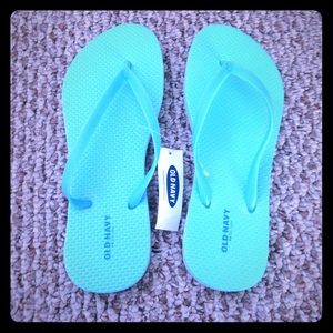 Sea Foam Green Flip Flops