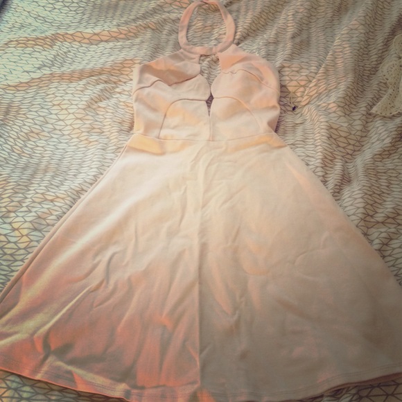 Akira light pink dress.