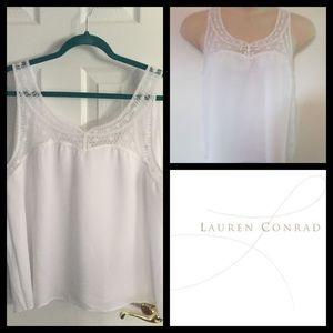 Lauren Conrad white tank
