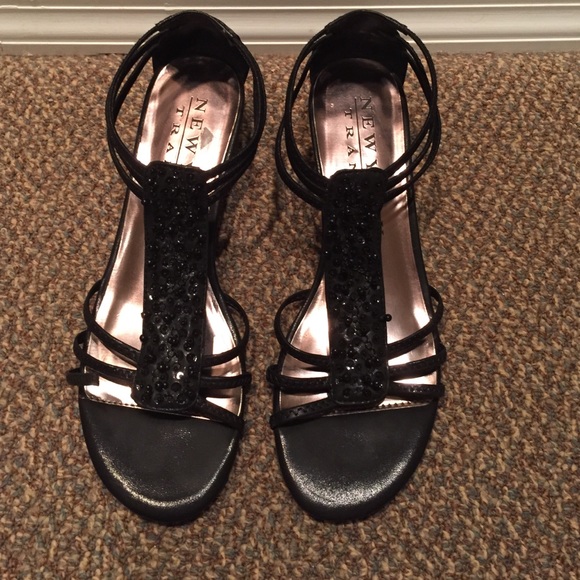 Shoes Black Gladitator Shoe With A Tiny Heel Poshmark