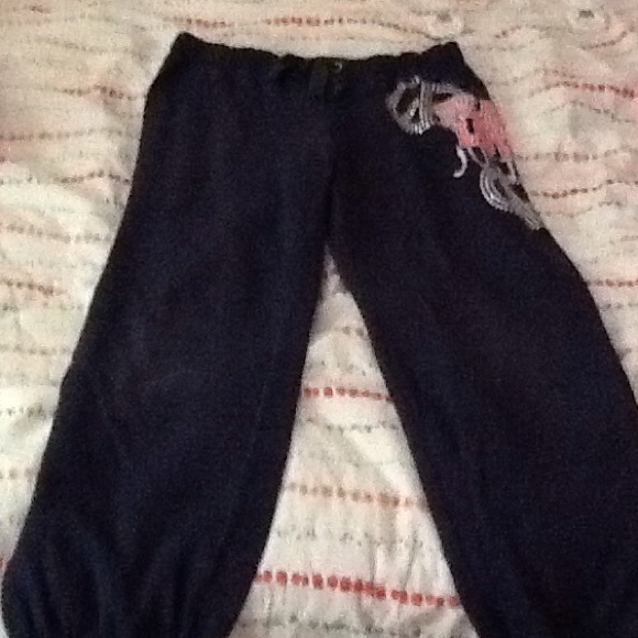 😃😃😃❤️❤️❤️cute navy blue justice sweatpants