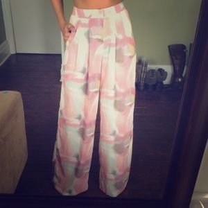 Alice + Olivia HW Wide Leg Pant