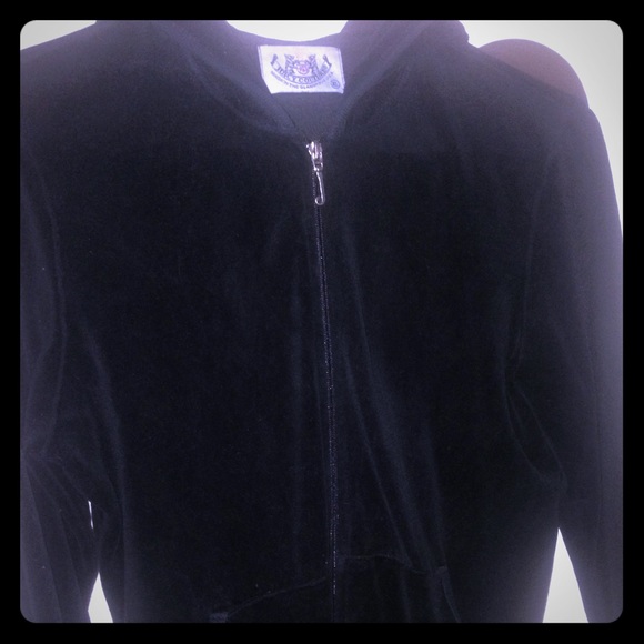 Juicy couture velour zip up hoodie