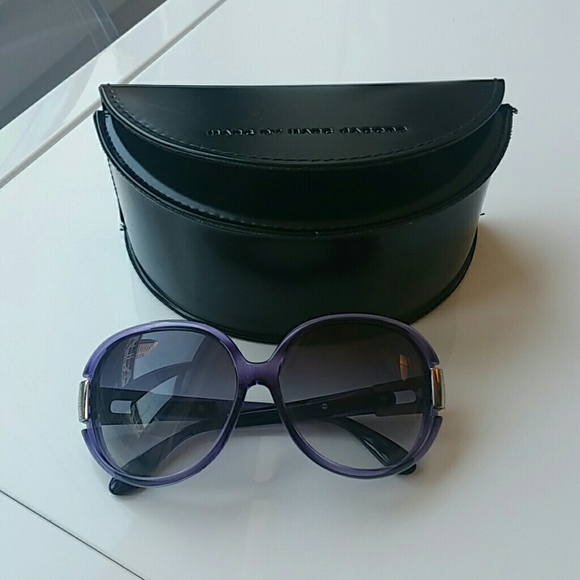 Marc by Marc Jacobs Oversized Purple Sunglasses