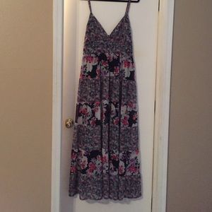 Torrid size 2 chiffon floral print maxi dress!