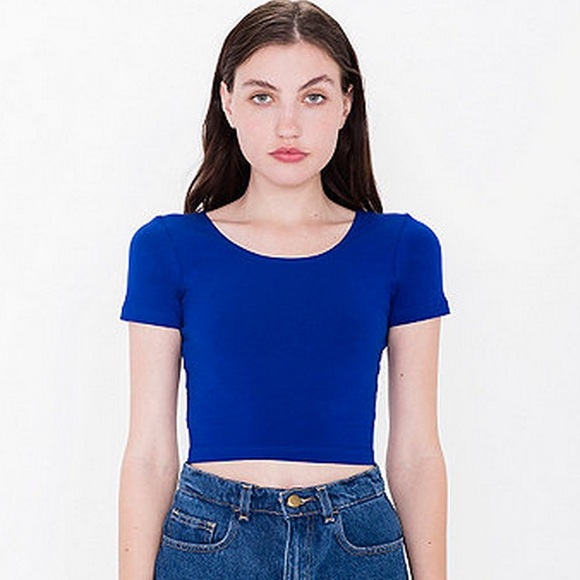 American Apparel Crop Tshirt