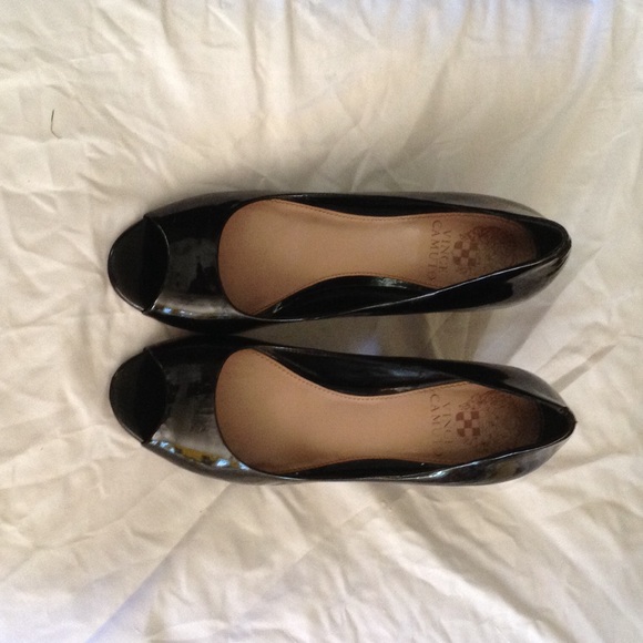 Black Patent Leather Vince Camuto Heels