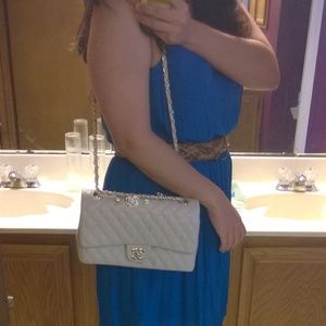 FREE SHIPPING quilted double flap bag