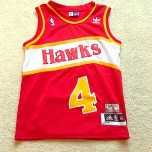 Stitched Atlanta Hawks throwback basketball jersey