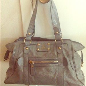Grey Patent Leather Fendi Bag