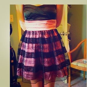 Pink and Black Dress!!