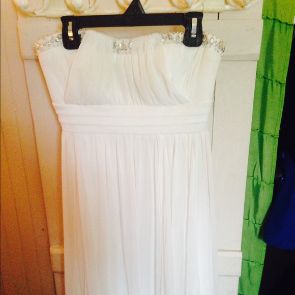 White homecoming dress