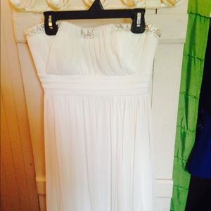 White homecoming dress