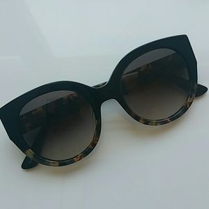 TOMS Luisa Blonde Tortoise Sunglasses