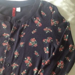 H&M floral cardigan.