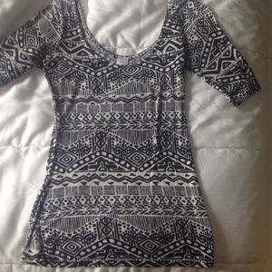 Tribal print top!