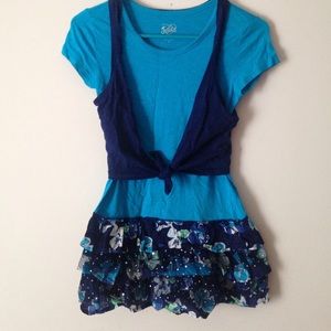 Justice Blue Dress! Girls Size 10!