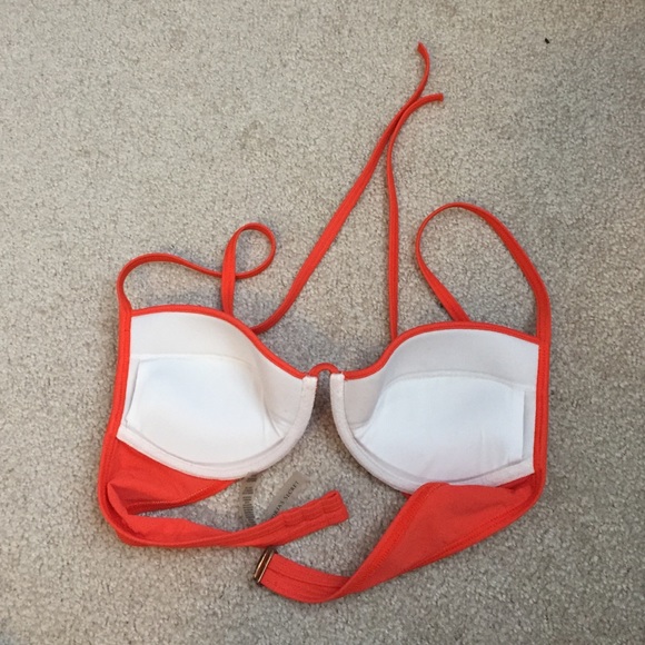 Victoria's Secret VS Push Up Swim Top 34A Orange - Picture 4 of 7