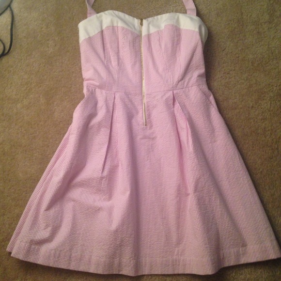 Lilly Pulitzer pink Seersucker Marisa dress