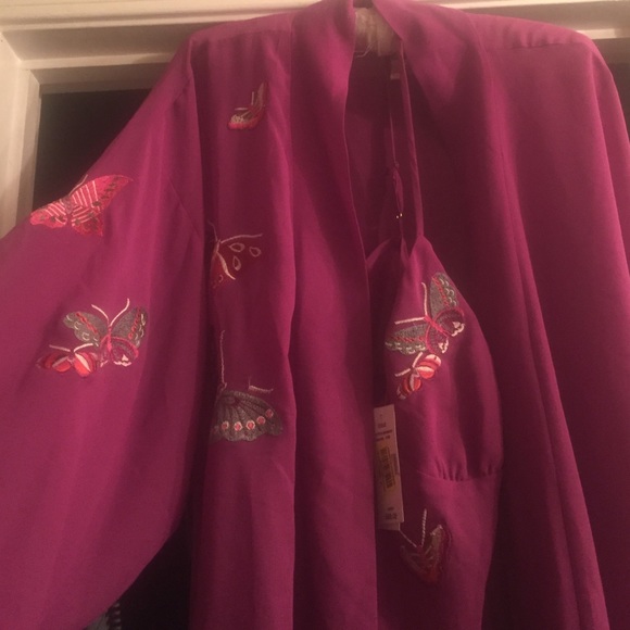 Kimono robe with night gown