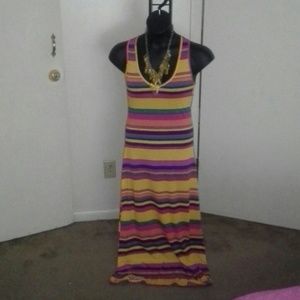 Fitted maxi dress