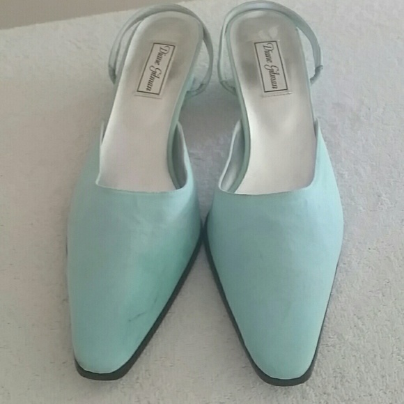 Mint high heeled shoes