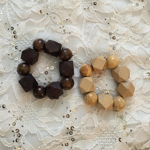2 Wooden Bracelets
