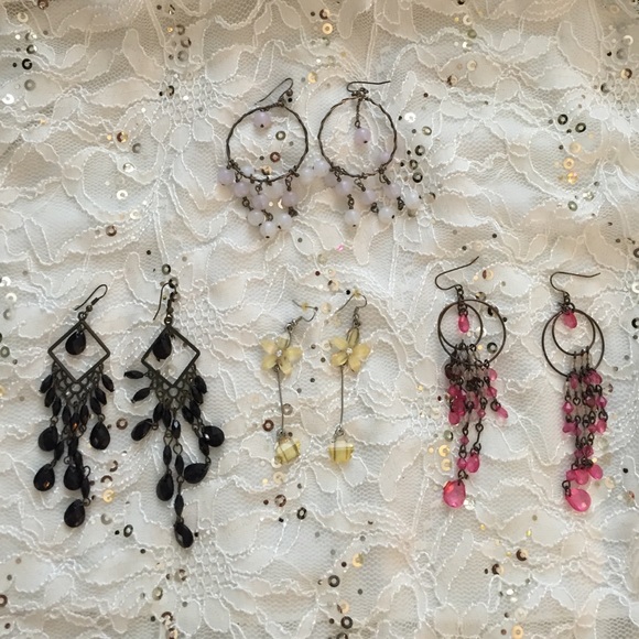 4 sets of earrings