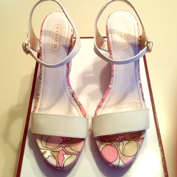 Coach wedge sandals