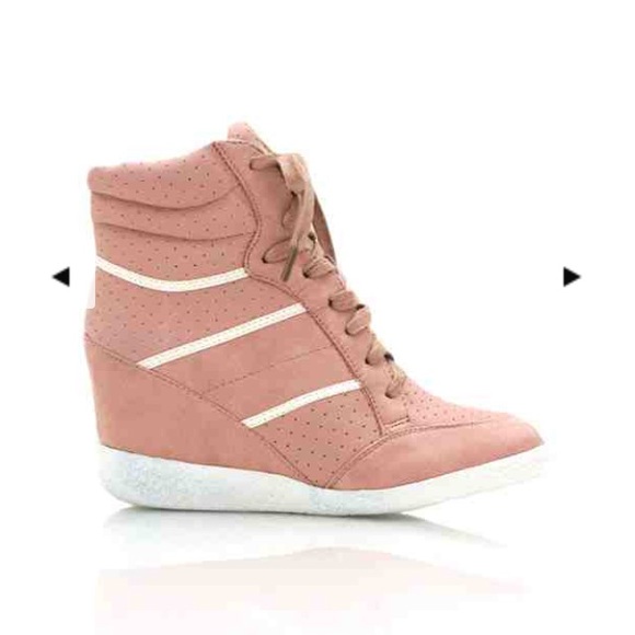 Shoes Blush Gym Shoe Wedges Poshmark