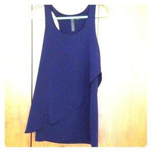 Navy blue dress, like-new condition