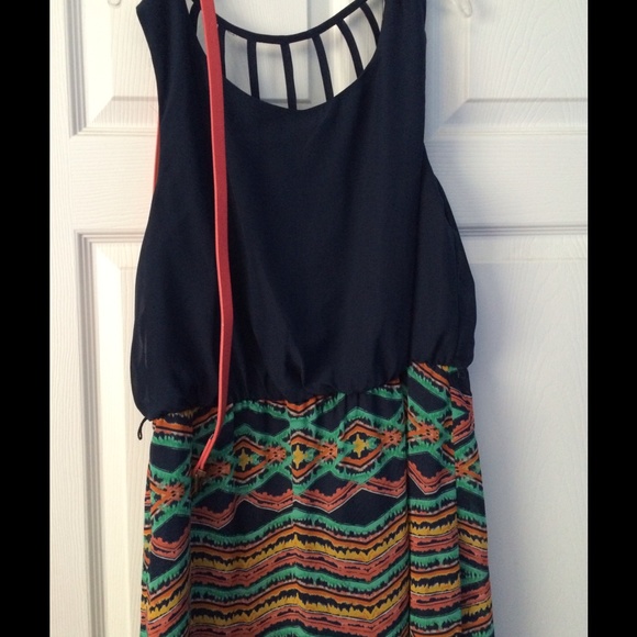 Navy Blue Maxi Dress