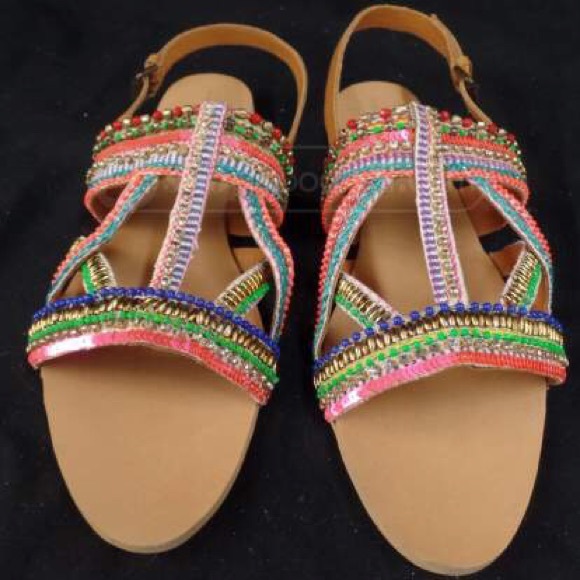 Zara Beaded Sandals 2013
