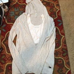 RVCA tan light sweater