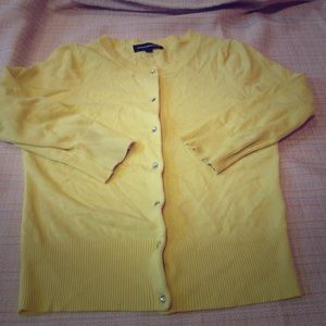 Express full fashion cardigan with crystal buttons