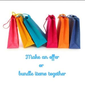 Bundle items together or make me an offer