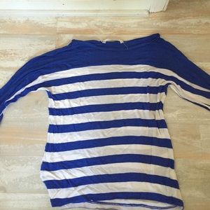 Navy Blue striped shirt