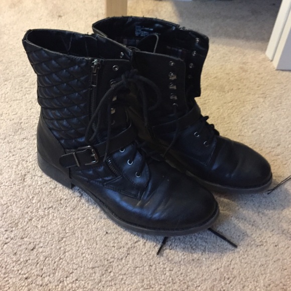 Black Combat Boots