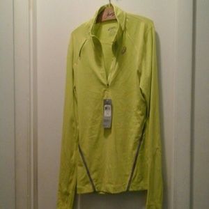 ASICS BRIGHT YELLOW ATHLETIC PULLOVER