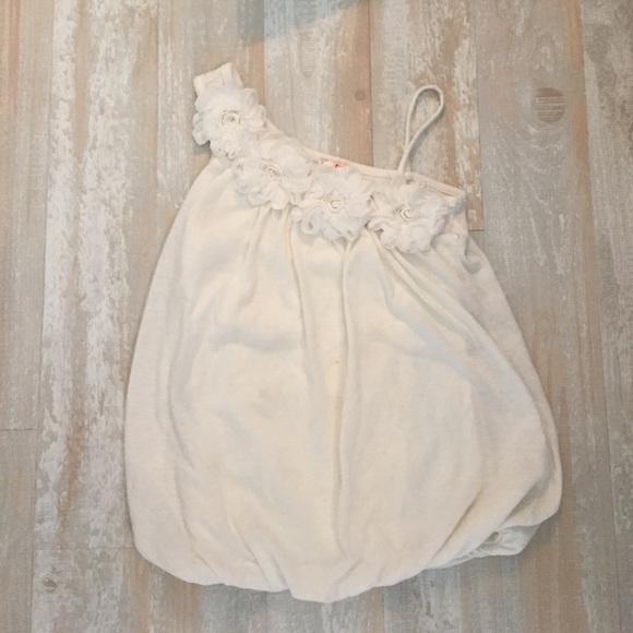 Flower topped decorative kids shirt