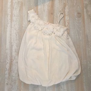 Flower topped decorative kids shirt