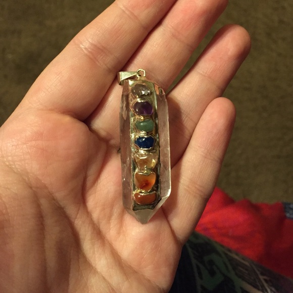 Chakra Quartz Pendant