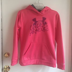 ON HOLD Pink Under Armor hoodie