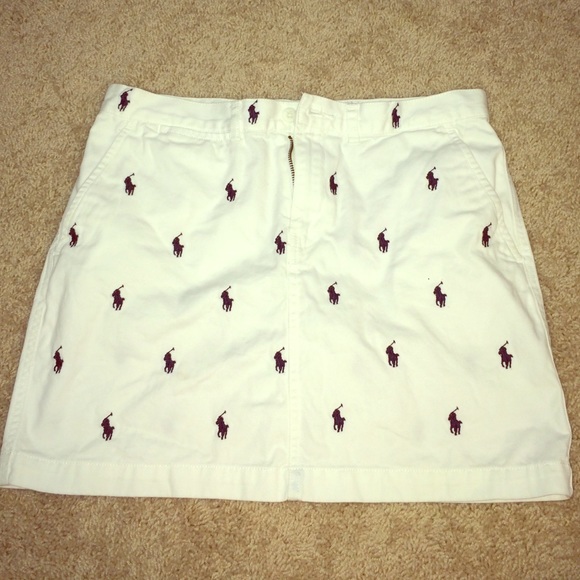 Ralph Lauren sport - embroidered pony skirt