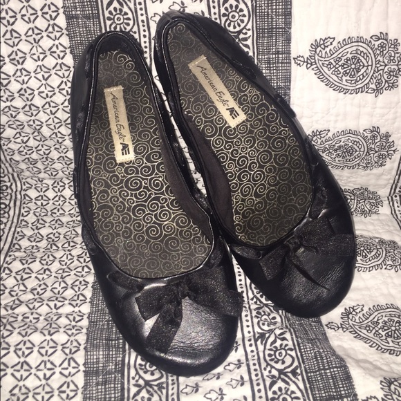 American Eagle Black Flats