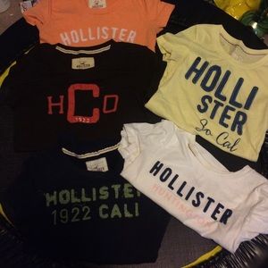 5 Hollister T-shirts