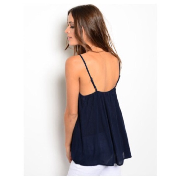 Navy Top - Picture 2 of 2