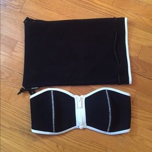 Triangl swimwear top and bag